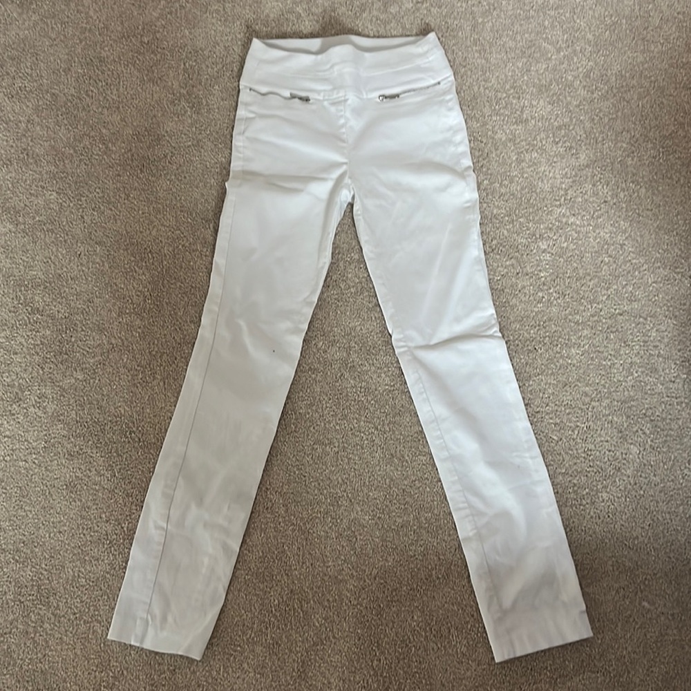 White stretchy leggings Xs candies pants